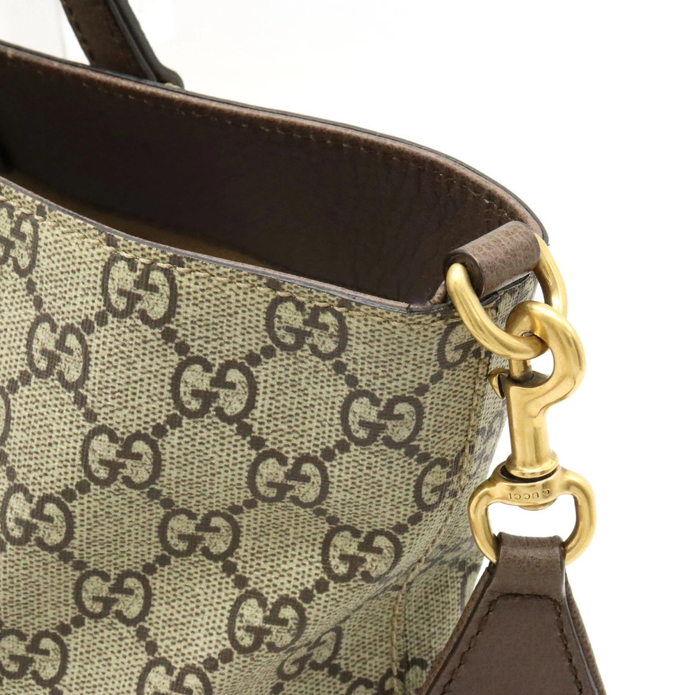Gucci GG Supreme Mystic Cat Tote Bag Shoulder Beige Cream Brown Red - Picture 8 of 9